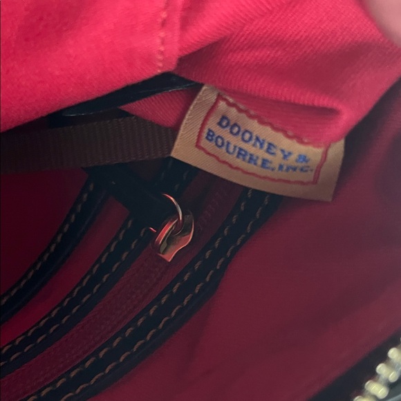 Dooney & Bourke Black Multicolor Logo Shoulder Bag - Picture 6 of 6